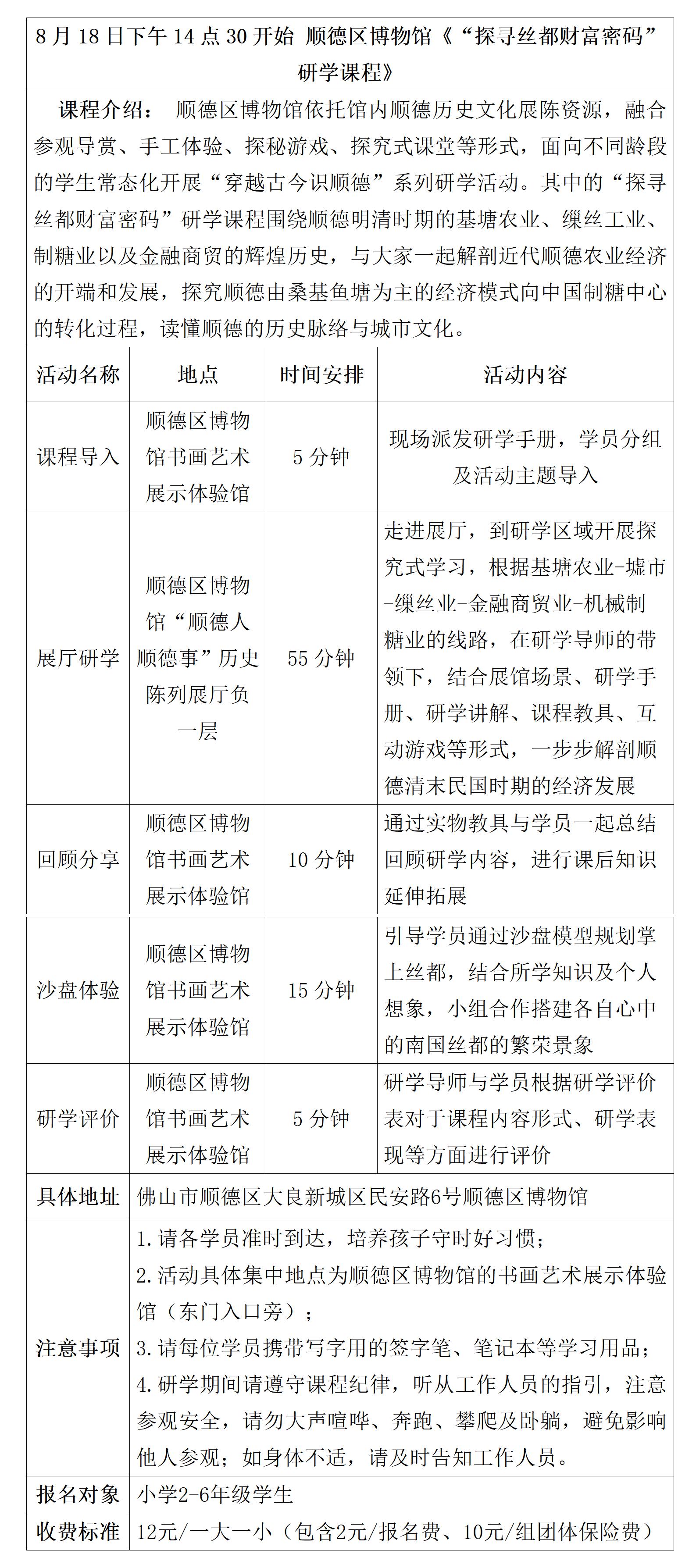 顺德区博物馆《“探寻丝都财富密码”研学课程》具体安排表(顺德区博物馆)_01.jpg