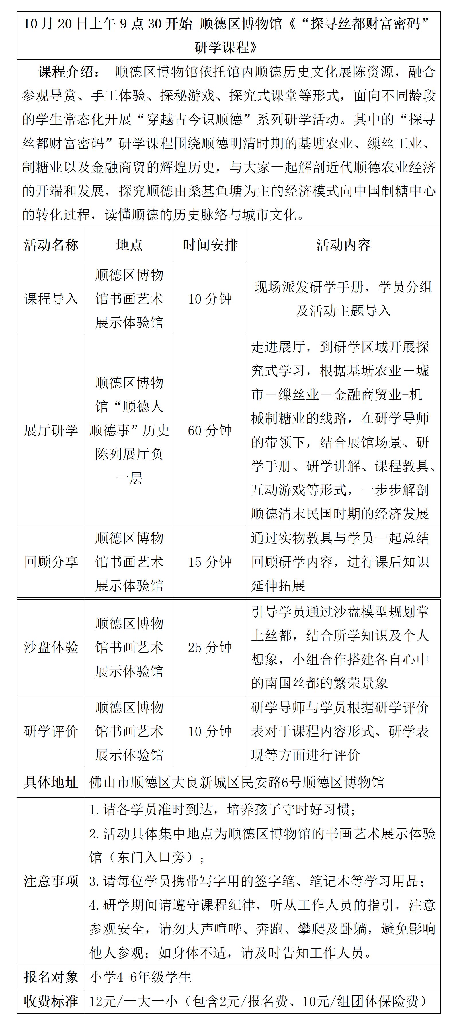 顺德区博物馆《“探寻丝都财富密码”研学课程》具体安排表(顺德区博物馆)915_01.jpg